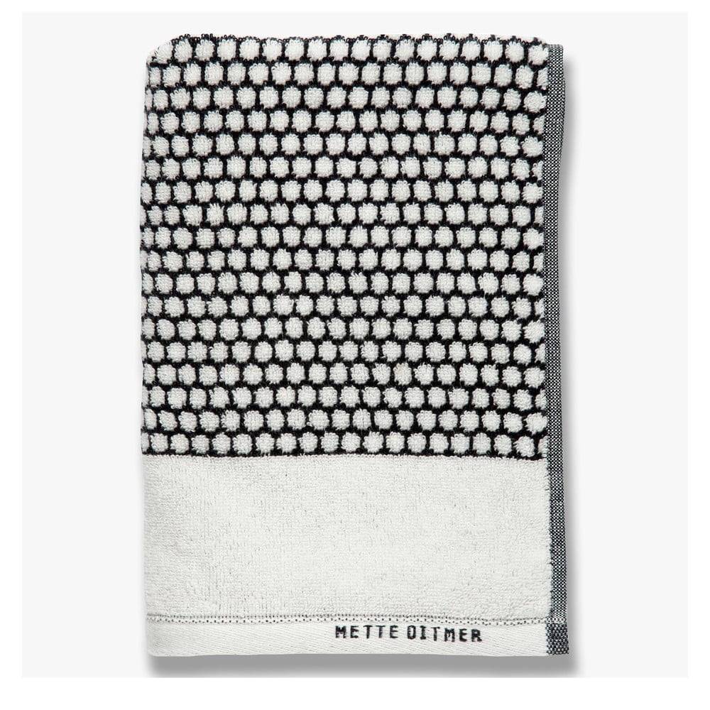 Mette Ditmer Denmark Čierno-biela bavlnená osuška 70x140 cm Grid - , značky Mette Ditmer Denmark