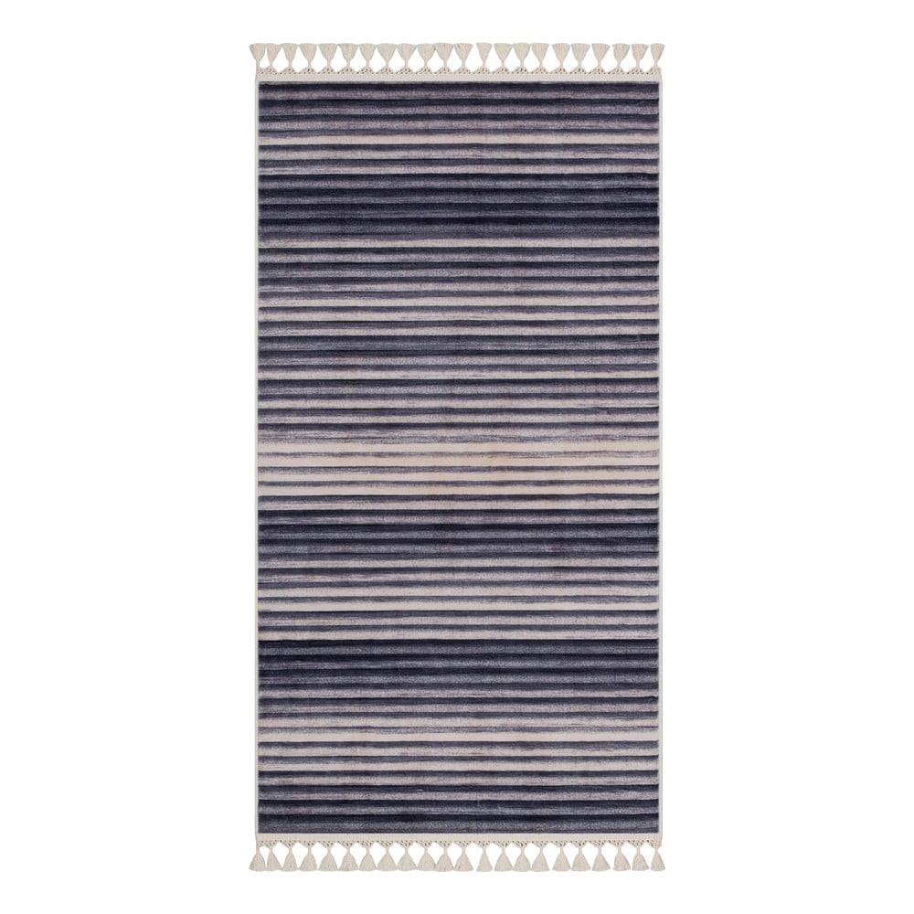 Vitaus Sivo-béžový umývateľný koberec behúň 300x100 cm - , značky Vitaus