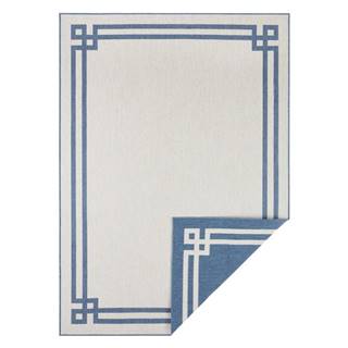 Modro-krémový vonkajší koberec NORTHRUGS Manito, 80 x 150 cm