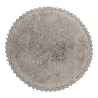 Sivý prateľný okrúhly koberec ø 110 cm Perla - Nattiot