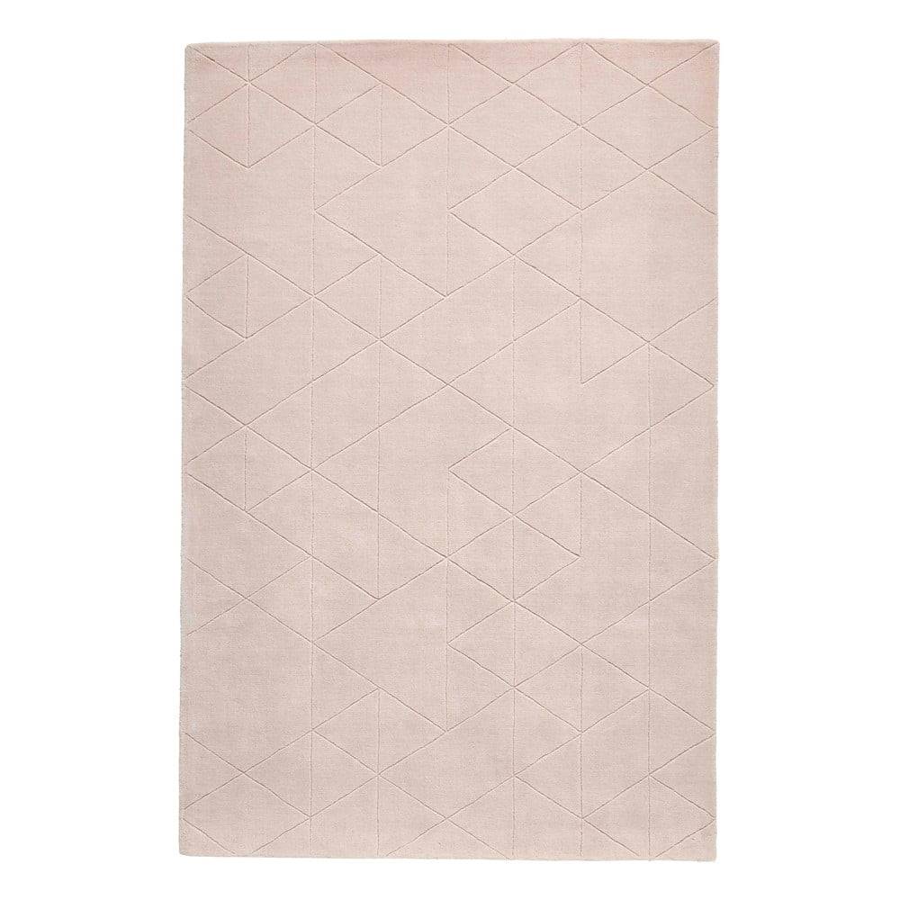 Think Rugs Ružový vlnený koberec  Kasbah, 120 x 170 cm, značky Think Rugs