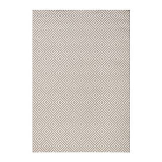 NORTHRUGS Sivý vonkajší koberec  Karo, 160 × 230 cm, značky NORTHRUGS