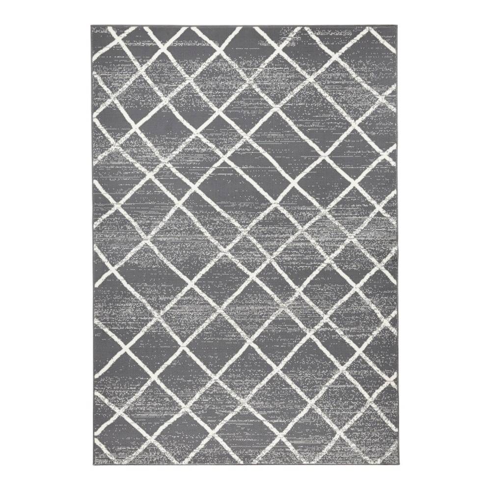 Zala Living Tmavosivý koberec  Rhombe, 140 × 200 cm, značky Zala Living