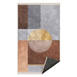 Šedo-hnedý koberec behúň 80x200 cm - Mila Home