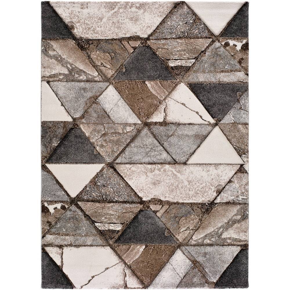 Universal Hnedý koberec  Istanbul Triangle, 60 x 120 cm, značky Universal