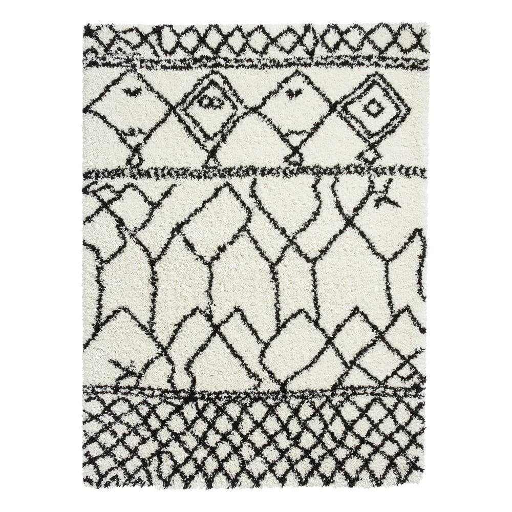 Think Rugs Čierno-biely koberec  Scandi Berber, 120 x 170 cm, značky Think Rugs