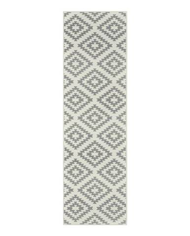 Sivý/béžový koberec behúň 200x80 cm Nordic - Hanse Home