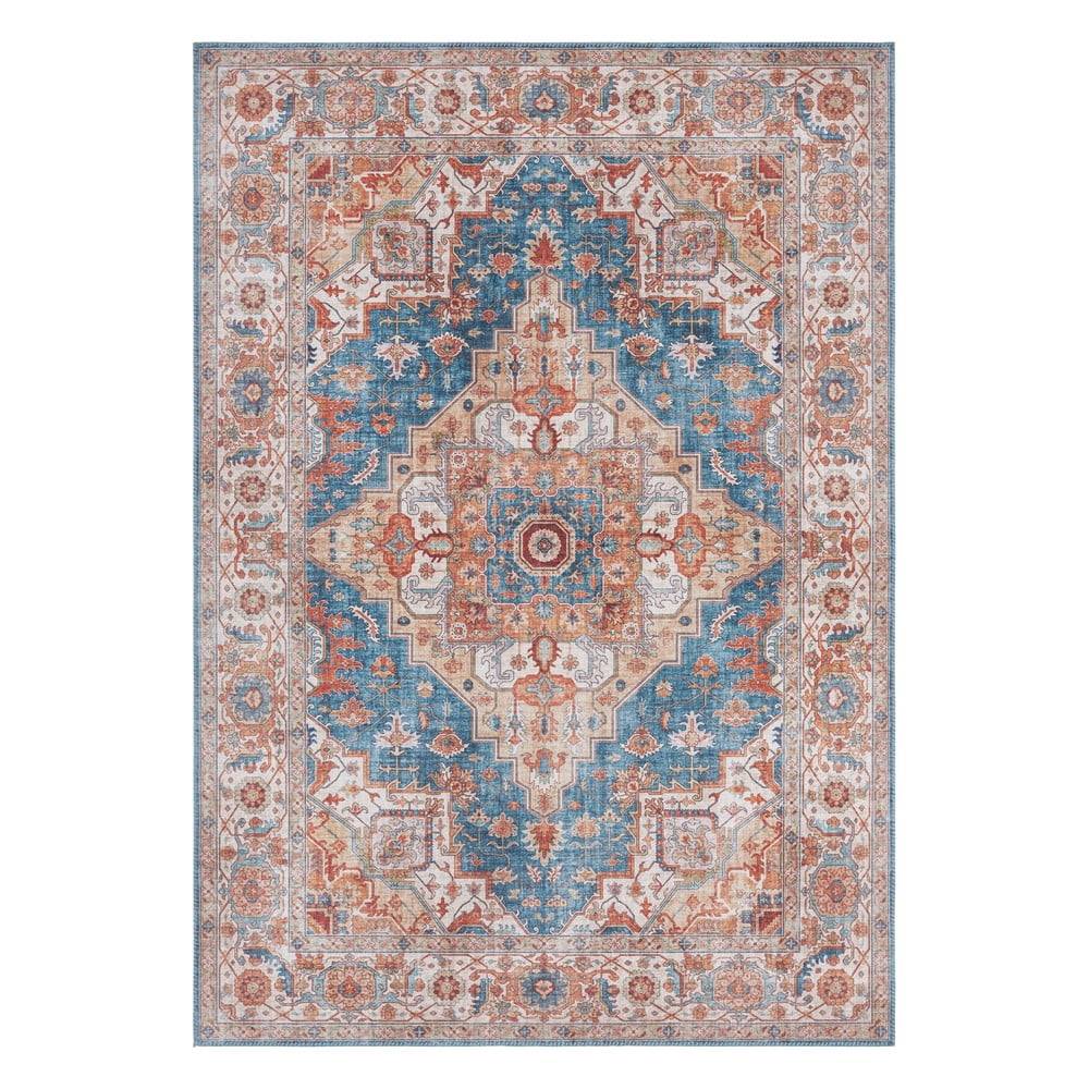 Nouristan Modro-červený koberec  Sylla, 160 x 230 cm, značky Nouristan