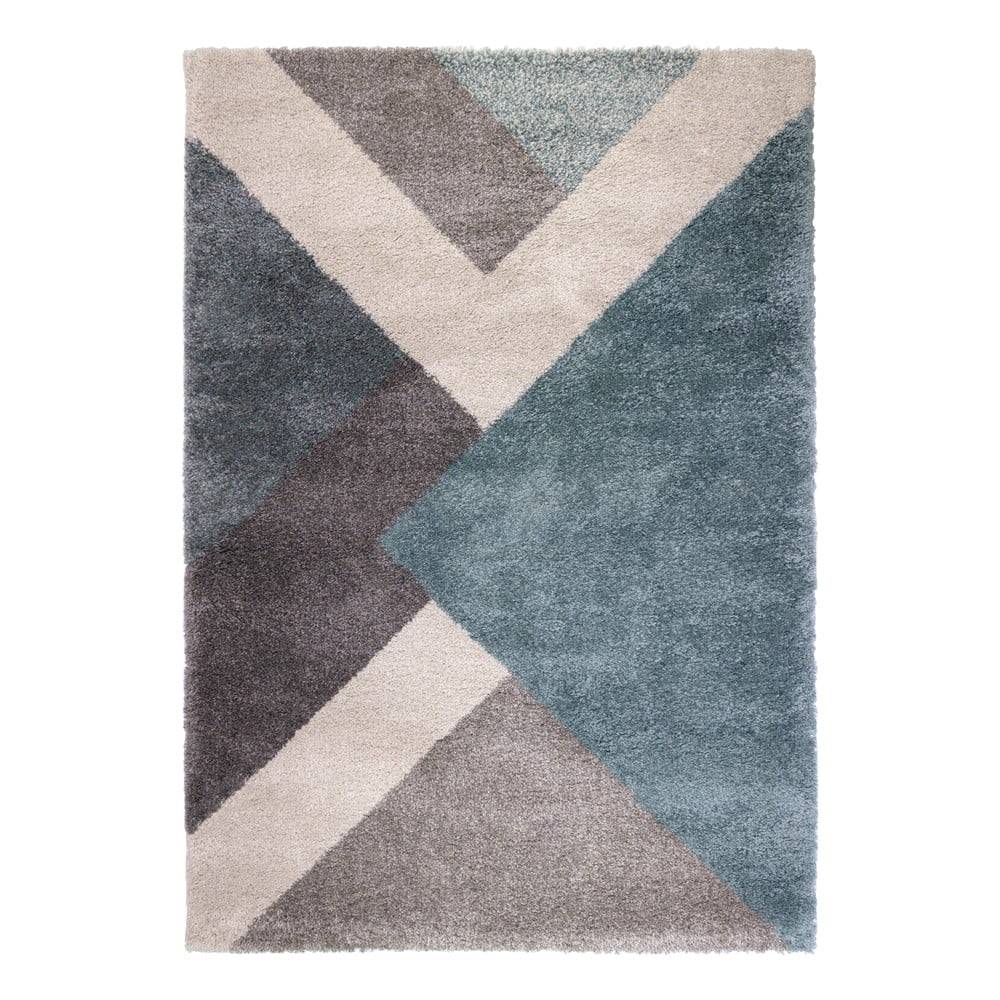 Flair Rugs Modro-sivý koberec  Zula, 120 × 170 cm, značky Flair Rugs