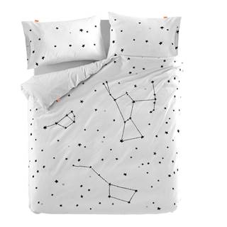 Bavlnená obliečka na paplón Blanc Constellation, 140 × 200 cm