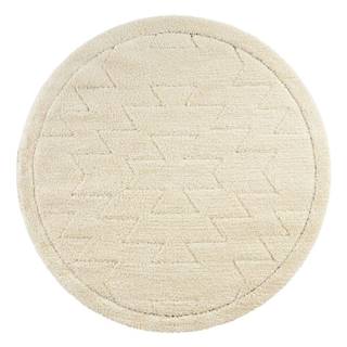 Krémovobiely koberec Mint Rugs Norwalk Cara, ø 160 cm