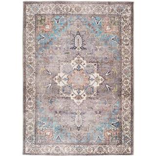 Modro-hnedý koberec s podielom bavlny Universal Haria, 160 x 230 cm