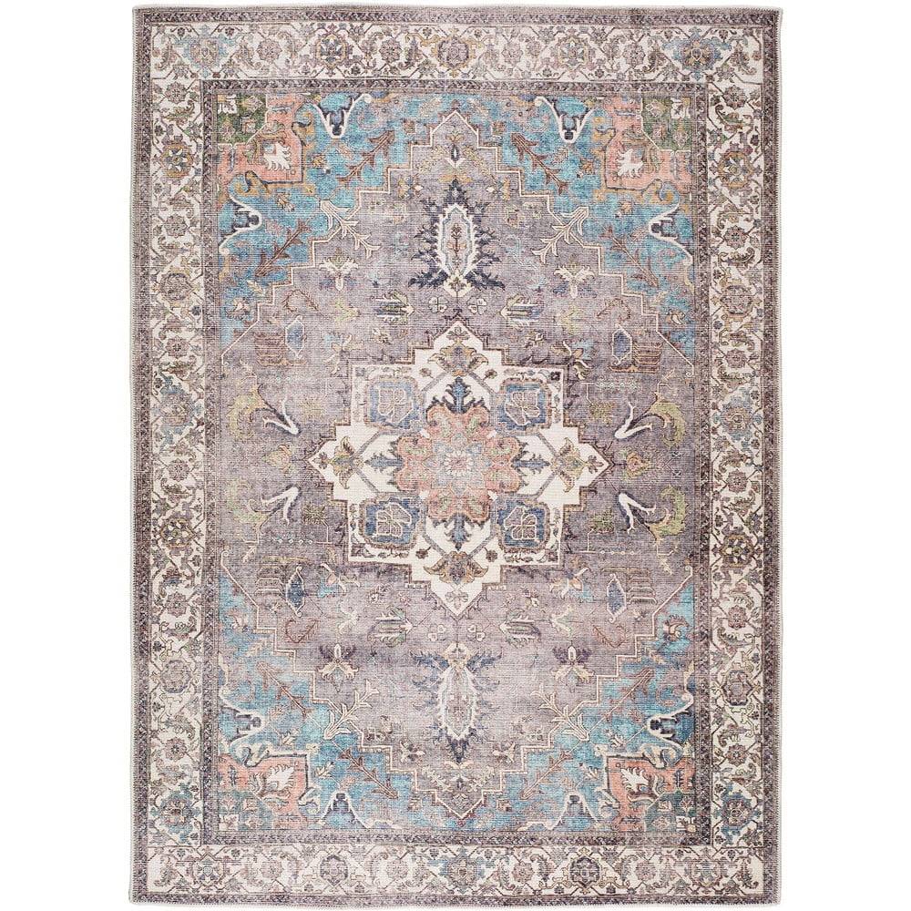 Universal Modro-hnedý koberec s podielom bavlny  Haria, 160 x 230 cm, značky Universal