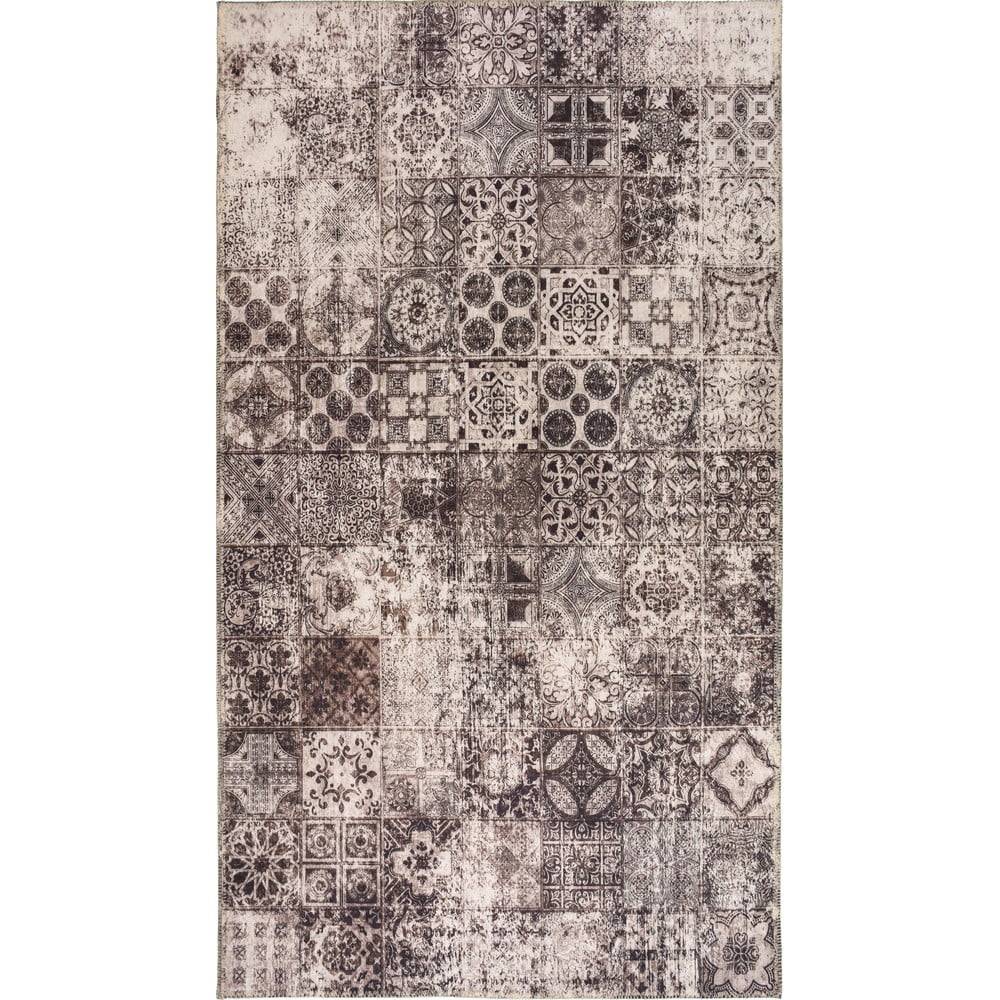 Vitaus Béžový prateľný koberec behúň 200x80 cm - , značky Vitaus