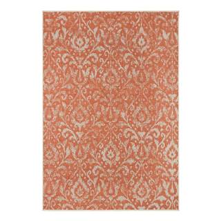 Oranžovo-béžový vonkajší koberec NORTHRUGS Hatta, 160 x 230 cm