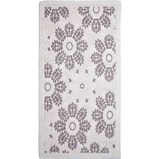 Vitaus Sivo-béžový bavlnený koberec  Papatya, 80 × 200 cm, značky Vitaus