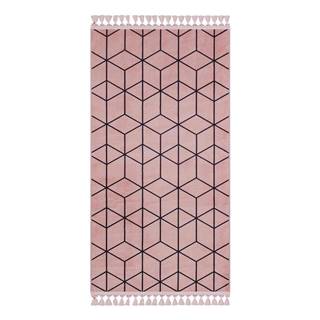 Vitaus Ružový umývateľný koberec 120x80 cm - , značky Vitaus