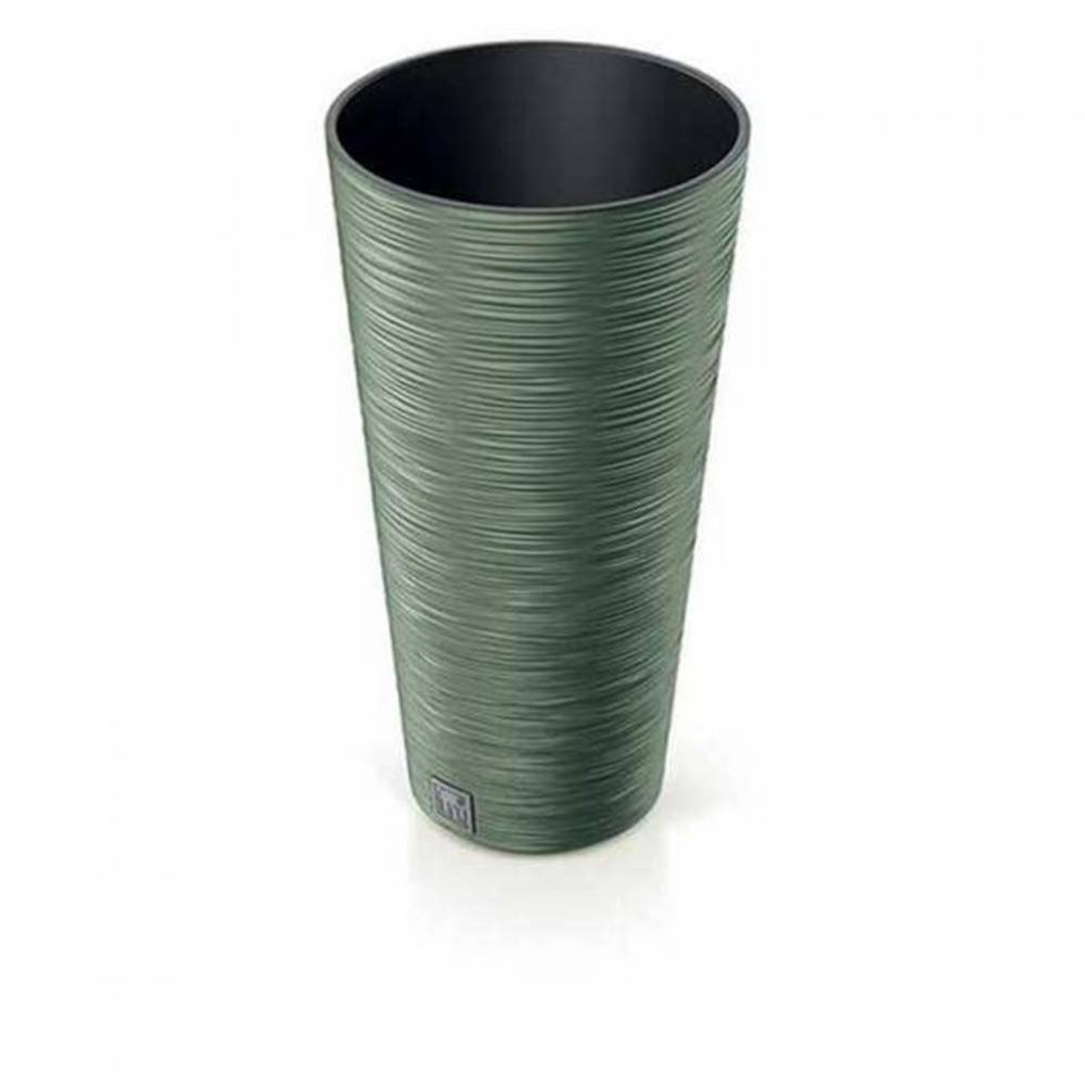 Kinekus Kvetináč plastový priemer 300 mm FURU SLIM, zelený, výška 575 mm s vložkou, značky Kinekus
