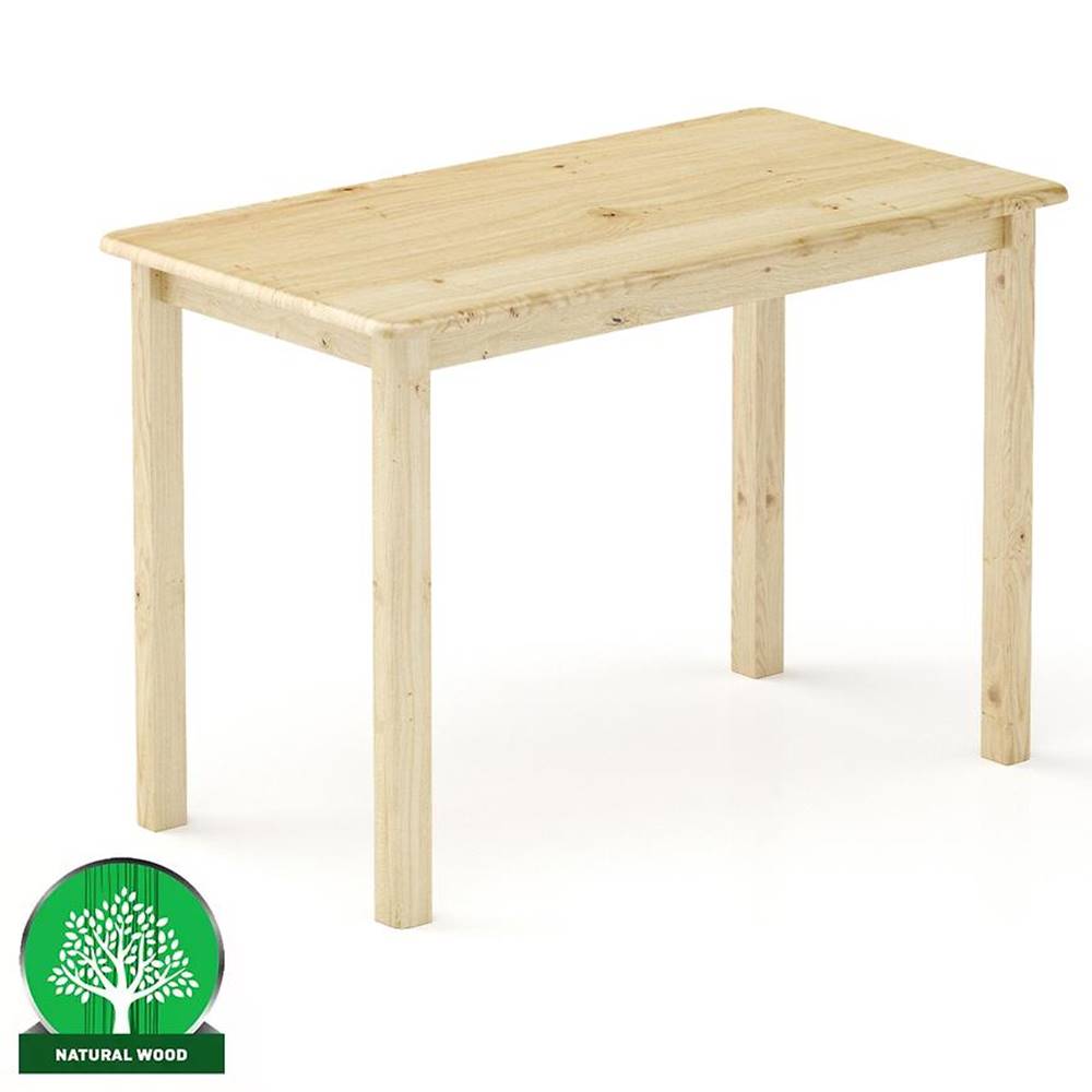 MERKURY MARKET Stôl borovica ST104-120x75x60 prírodné, značky MERKURY MARKET