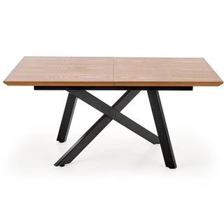 Stôl Capital 2 160/200 Mdf/Oceľ – Dub Naturalny/Čierna