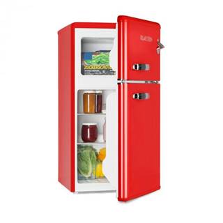 Klarstein  Irene, retro chladnička s mrazničkou, 61 l chladnička, 24 l mraznička, červená, značky Klarstein