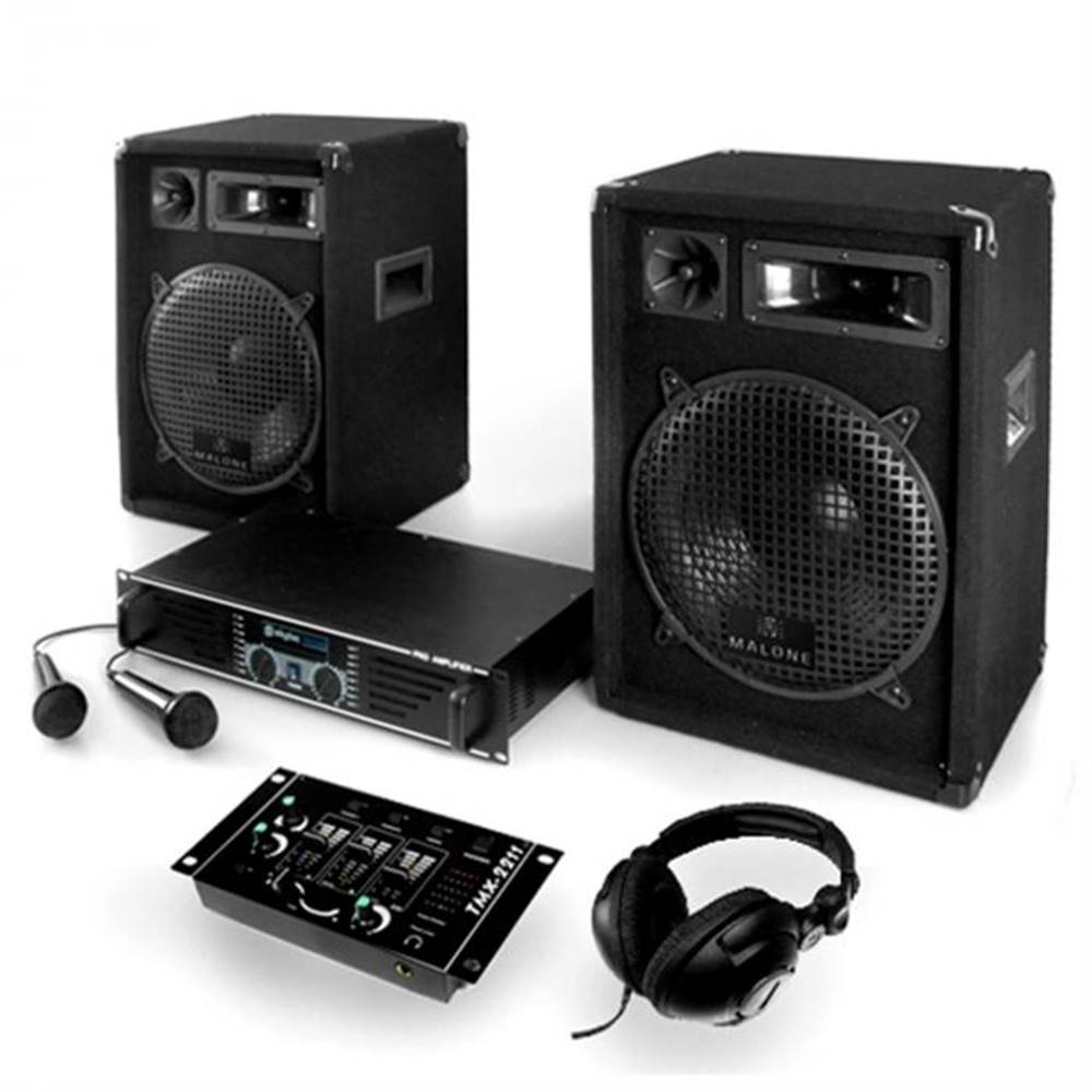 Electronic-Star  Bass Boomer, USB PA systém, 400 W, systém so zosilňovačom, reproduktormi a kabelážou, značky Electronic-Star