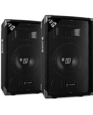 Skytec SL8, pár pasívnych reproduktorov, 8" woofer, 200 W max./400 W vrcholový výkon, 2-pásmový basreflex, Piezohorn