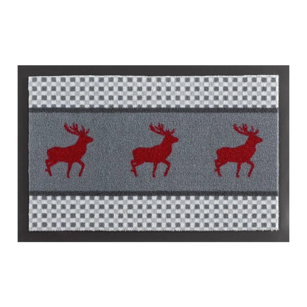 Hanse Home Sivá rohožka  Deer, 40 x 60 cm, značky Hanse Home