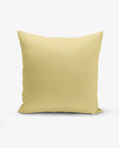 Horčicovožltá obliečka na vankúš Minimalist Cushion Covers Düz, 45 × 45 cm