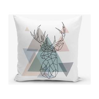 Minimalist Cushion Covers Obliečka na vankúš s prímesou bavlny  Deer, 45 × 45 cm, značky Minimalist Cushion Covers