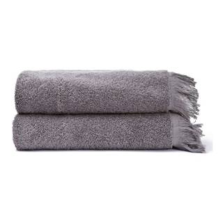 Bonami Súprava 2 sivých uterákov zo 100% bavlny  Selection, 50 × 90 cm, značky Bonami