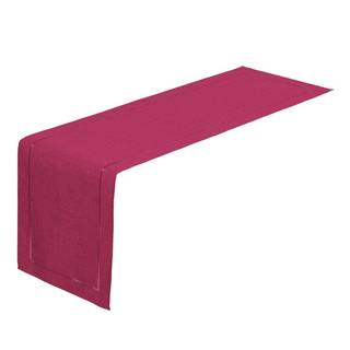 Fuchsiovo-ružový behúň na stôl Casa Selección, 150 x 41 cm