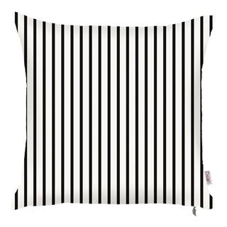 Apolena Čierno-biela obliečka na vankúš Mike & Co. NEW YORK Pinky Light Stripes, 43 × 43 cm, značky Apolena