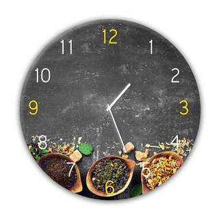 Styler Nástenné hodiny  Glassclock Tea, ⌀ 30 cm, značky Styler