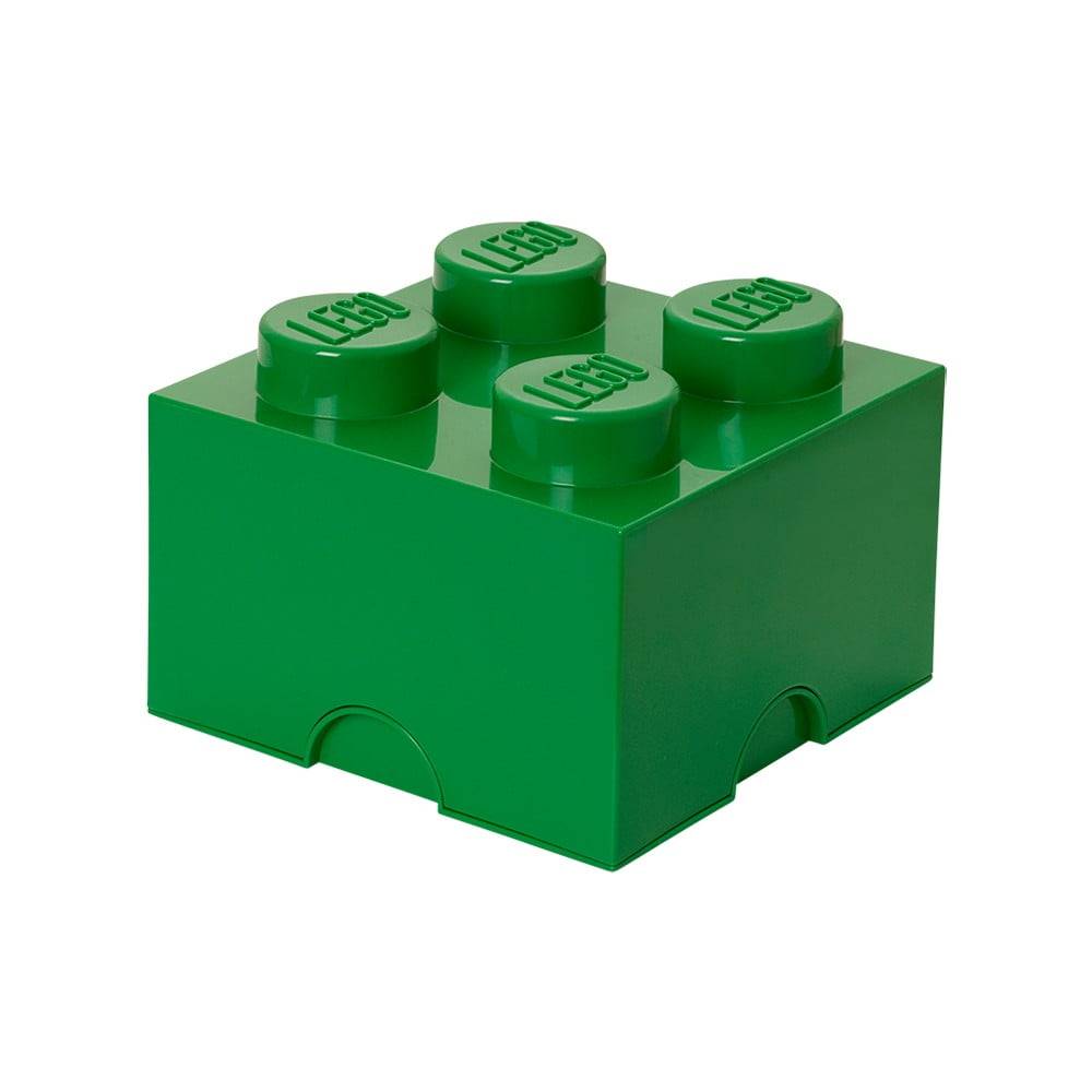 LEGO® Zelený úložný box štvorec , značky LEGO®