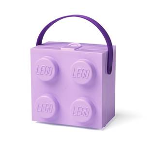 LEGO® Fialový úložný box s rukoväťou , značky LEGO®