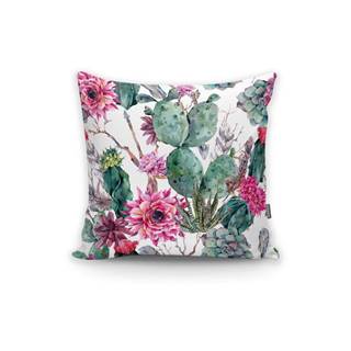 Obliečka na vankúš Minimalist Cushion Covers Cactus And Roses, 45 × 45 cm
