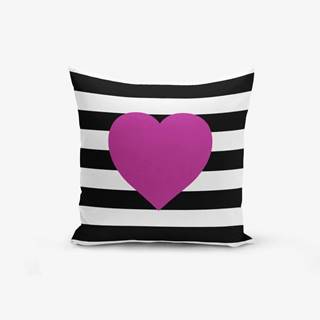 Obliečka na vaknúš s prímesou bavlny Minimalist Cushion Covers Purple, 45 × 45 cm