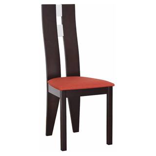 Kondela Drevená stolička wenge/terakota BONA poškodený tovar, značky Kondela