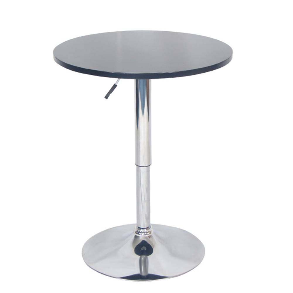 Kondela Barový stôl s nastaviteľnou výškou čierna priemer 60 cm BRANY NEW, značky Kondela