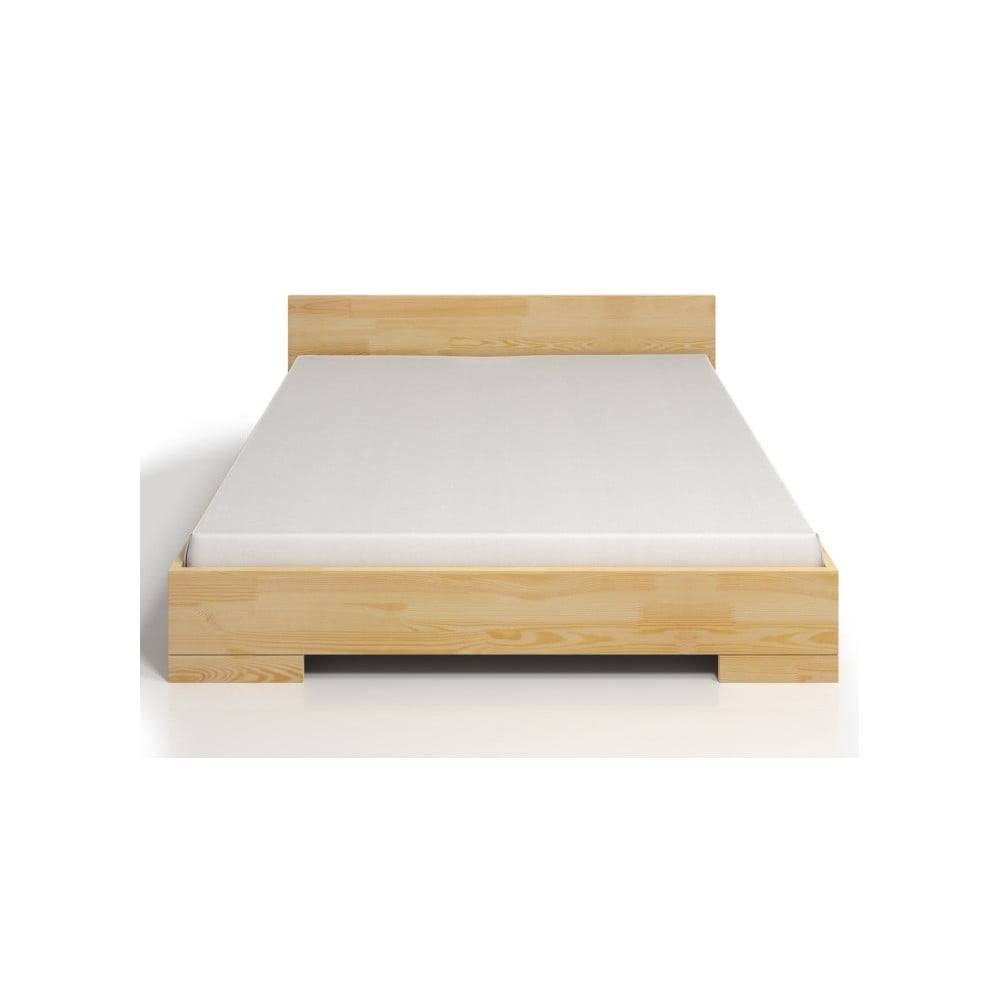 Skandica Dvojlôžková posteľ z borovicového dreva s úložným priestorom SKANDICA Spectrum, 200 × 200 cm, značky Skandica