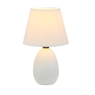 Kondela Keramická stolná lampa biela QENNY TYP 12 AT09350, značky Kondela