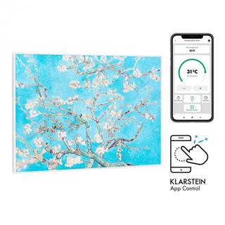 Klarstein  Wonderwall Air Art Smart, infračervený ohrievač, 80 x 60 cm, 500 W, kvety, značky Klarstein