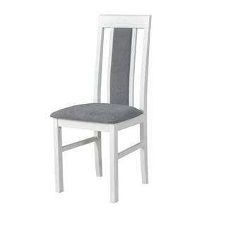 Sconto Jedálenská stolička NILA 2 sivá/biela, značky Sconto