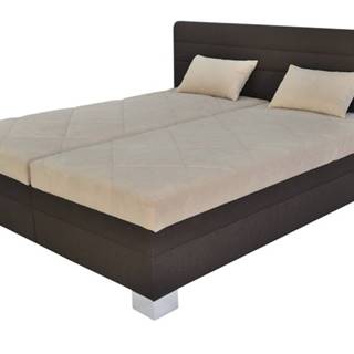 Sconto Polohovacia posteľ GLORIA hnedá/béžová, 180x200 cm, značky Sconto