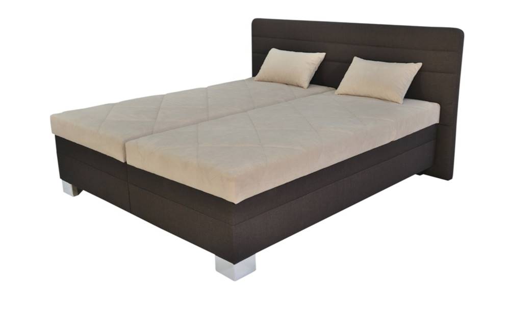 Sconto Polohovacia posteľ GLORIA hnedá/béžová, 180x200 cm, značky Sconto